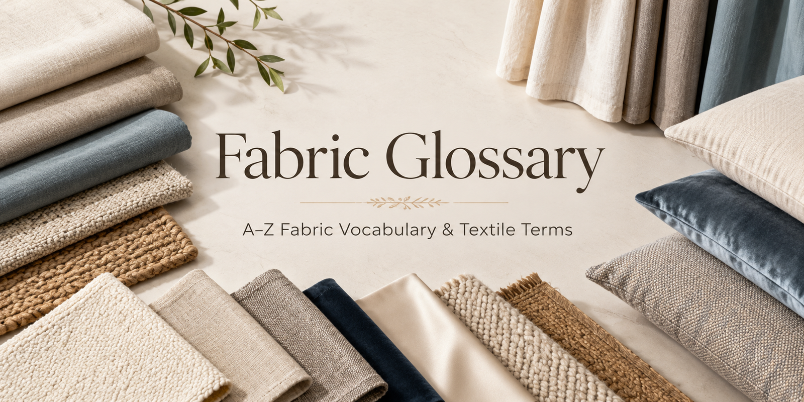 Fabric Glossary: A-Z Fabric Vocabulary