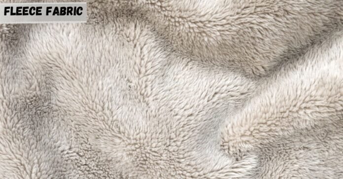 Close-up of fleece fabric showing its soft texture. Learn how fleece fabric is made.