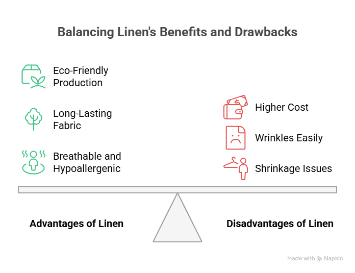 Advantages and Disadvantages of Linen fabric