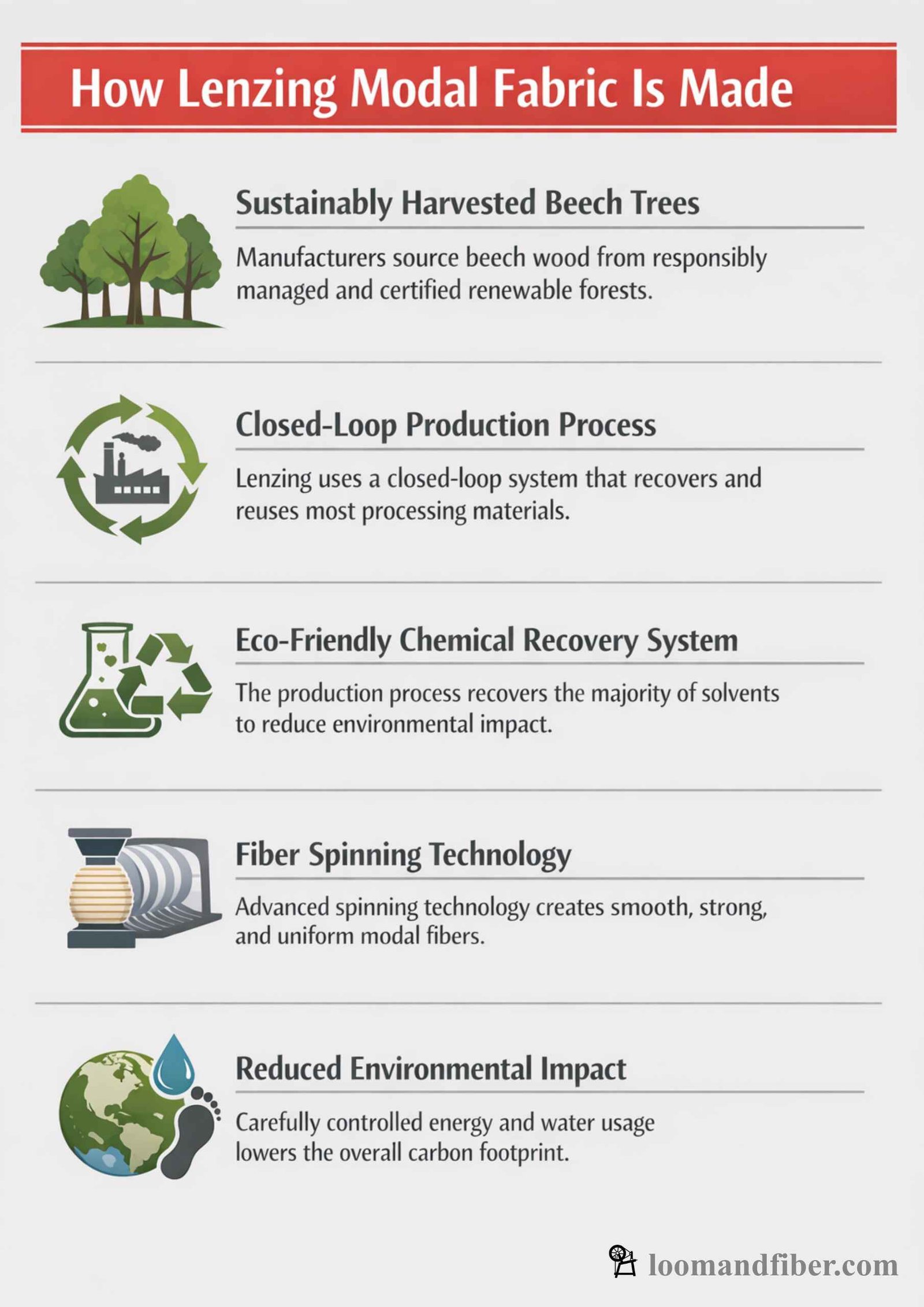 How Lenzing modal fabric is made using sustainable and eco-friendly processes