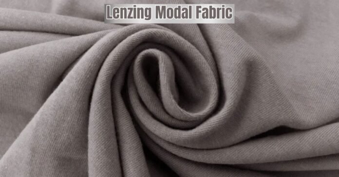Soft grey Lenzing modal fabric close-up showing smooth texture, explaining what is lenzing modal fabric?