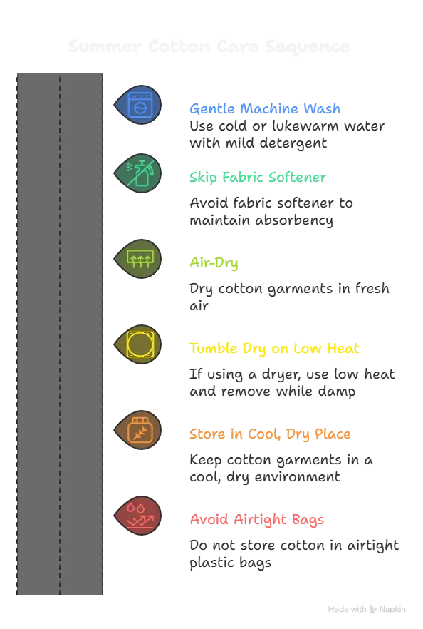 Care Tips for Summer Cotton