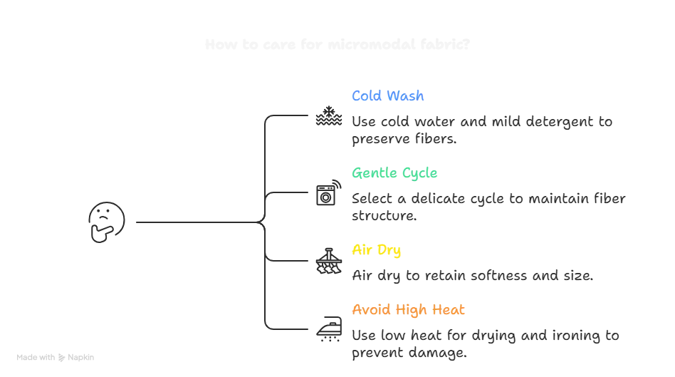 Tips for care and maintenance of Micromodal fabric