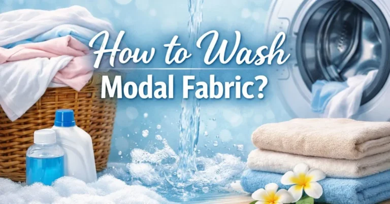 How to wash modal fabric with washing machine, detergent, and soft clothes