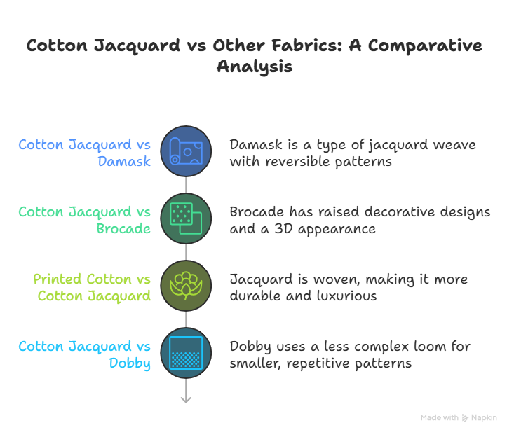 Cotton Jacquard vs other Fabrics