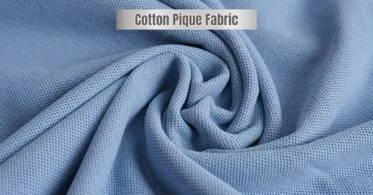 cotton pique fabric texture close up showing breathable waffle knit pattern
