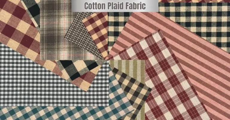 Various cotton plaid fabric patterns in different colors and styles arranged together