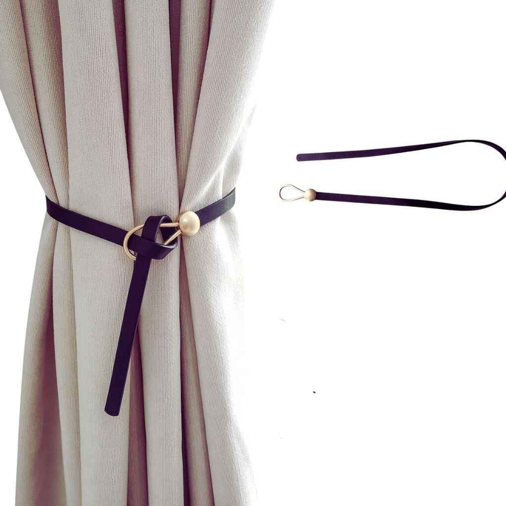 Classic looping curtain tieback