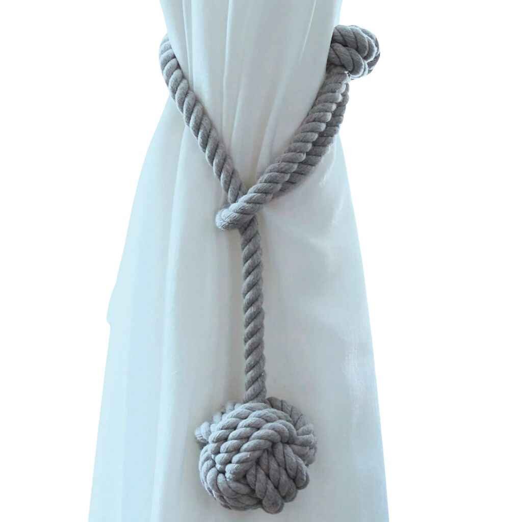 Rope curtain tieback is a classic way to hold curtain